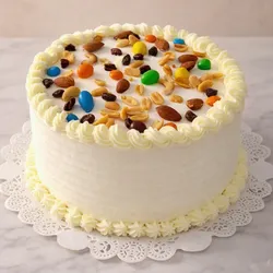 Tarta de Crema de Mantequilla con Frutos Secos