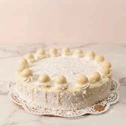 Tarta Raffaello con licor de coco