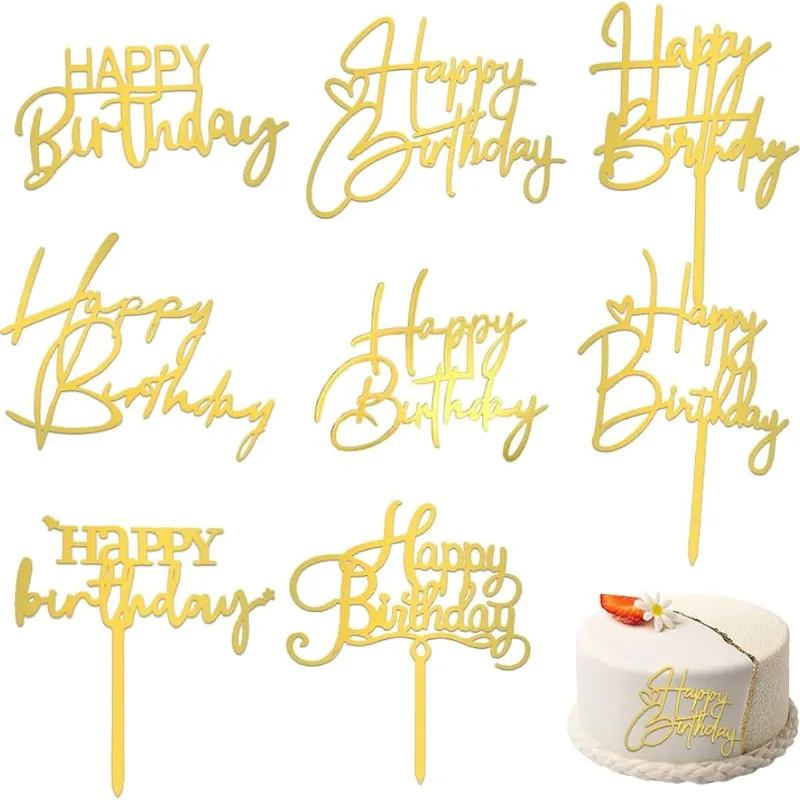 Topper “Happy Birthday”