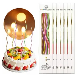 Velas Curvas (colores metálicos)