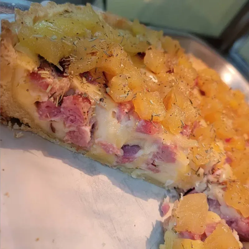 Cuña de Tarta Hawaiiana