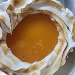 Mini cheesecake de melocotón