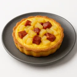 Mini tarta salada hawaiiana