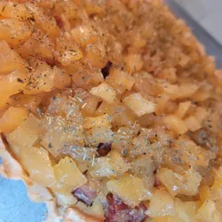 Tarta salada hawaiiana