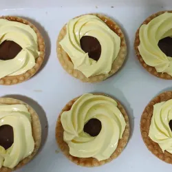 Tartaletas de dulce de crema