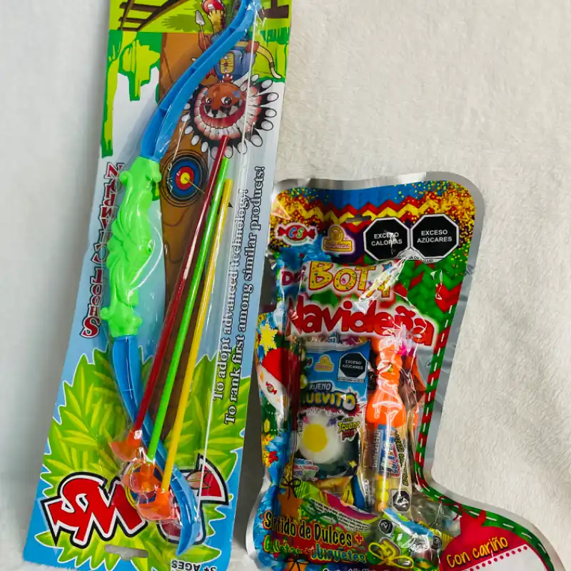 Arco+bolsa navideña+santa