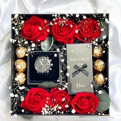 ⌚🌹🍫 Caja Elegancia Total