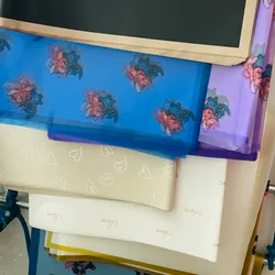 Papel coreando para envoltura de ramos