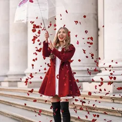 Sombrilla ☂️ con pétalos 🥀