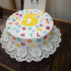 Cake con temática didáctica.