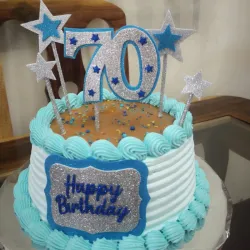 Pastel de 20 cm de diámetro 
