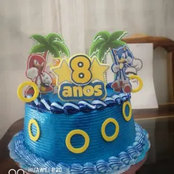 Pastel de Zonic 
