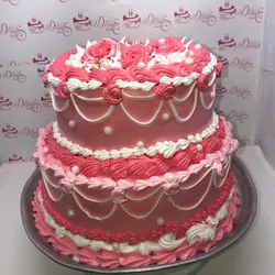Cake de 2 pisos sencillo