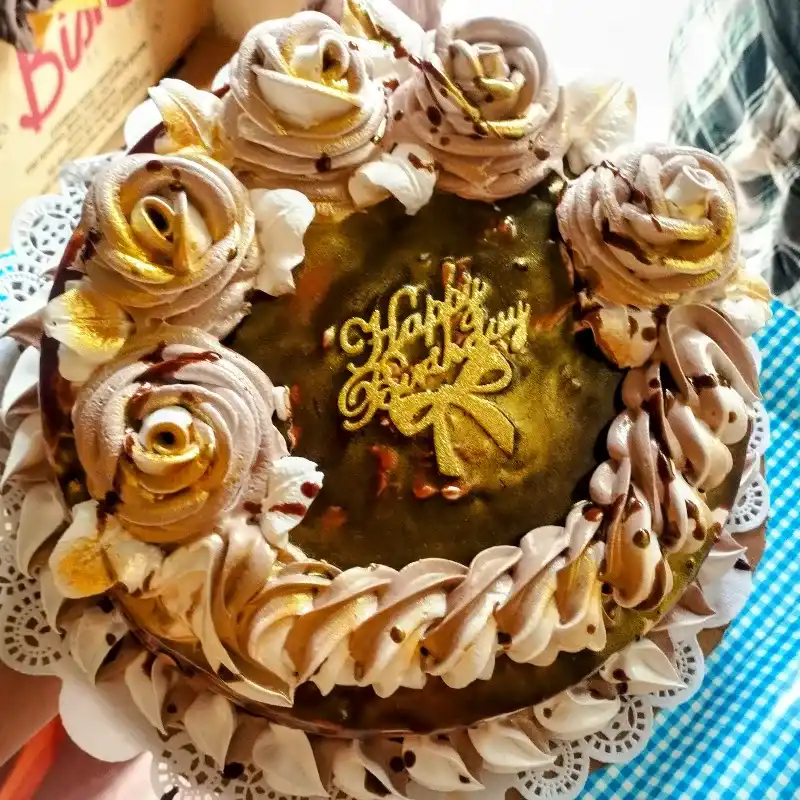 Kake redondo de chocolate 