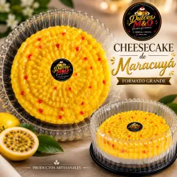 Cheesecake Formato Grande Maracuy谩 馃珤