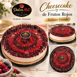 Cheesecake Formato Grande Frutos Rojos 🍓🍒