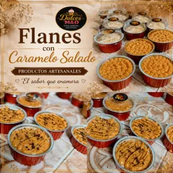 Flan con Caramelo Salado 🍭