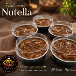 Flan con Nutella