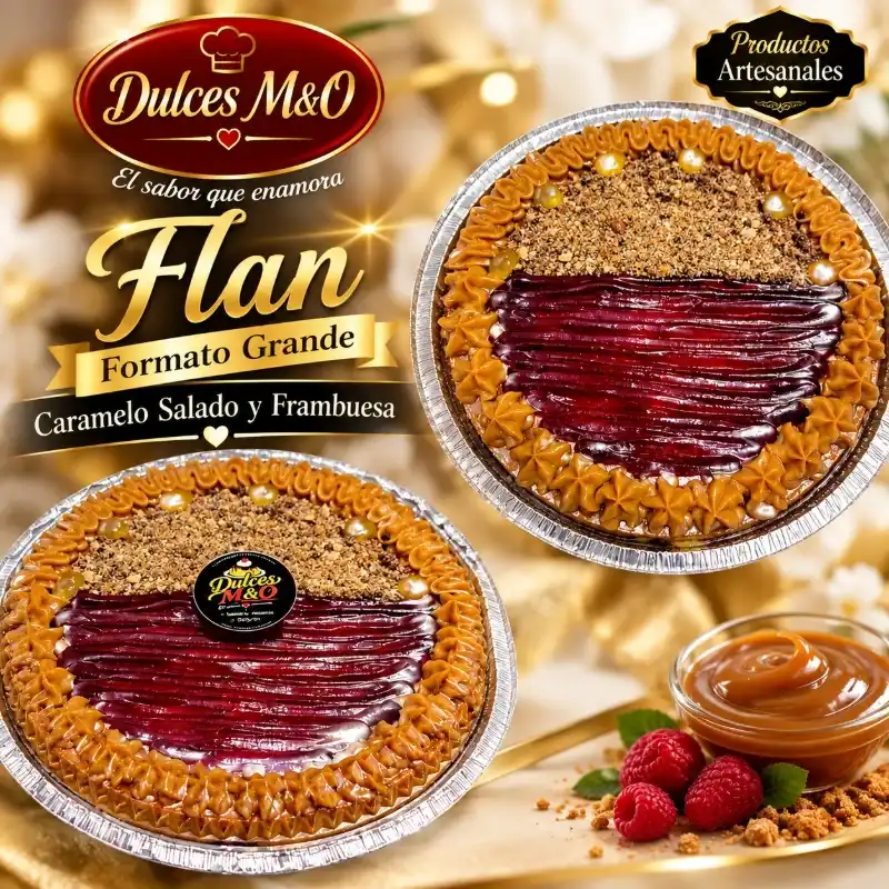 Flan Tradicional con Ganaches 馃嵁