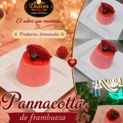 Pannacotta de Frutos Rojos 🍓🍒