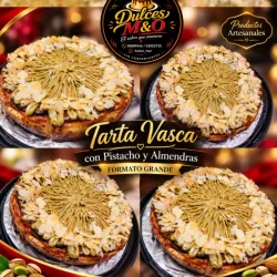 Tarta Vasca de Pistacho 🥮🧆
