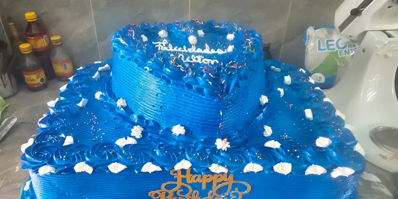 Cake de Bandeja Entera de Dos Pisos 