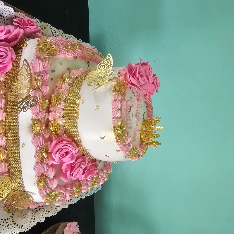 Cake de Media Bandeja de Dos Pisos 