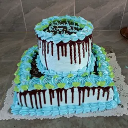 Cake de Media Bandeja de Dos Pisos