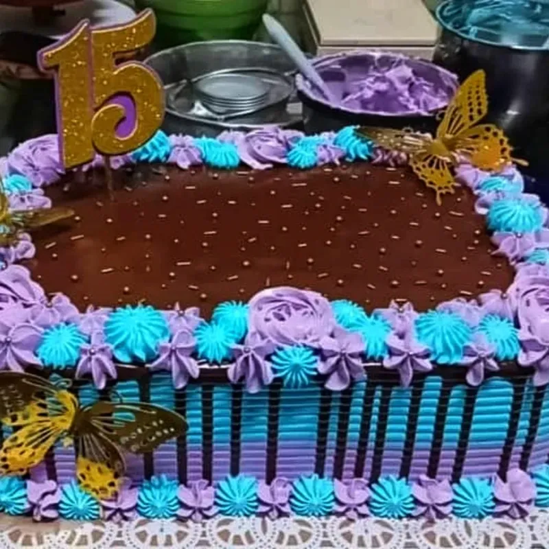 Cake Rect. c/Baño de Chocolate