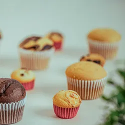 Mini muffins con almendras