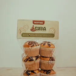 Muffins marmoleados