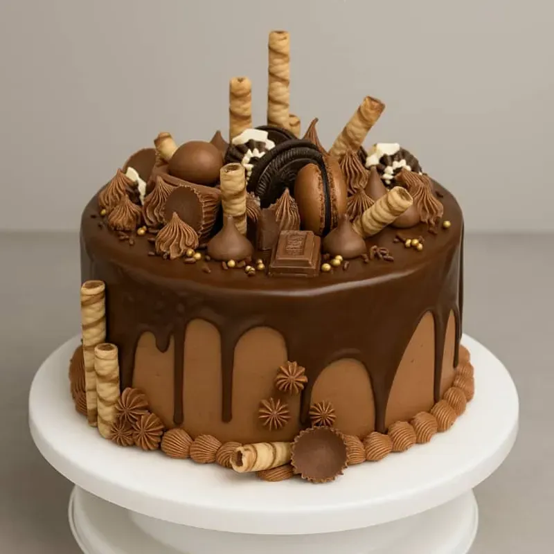 🍫 Cake de Chocolate con Brigadeiro (20 cm)