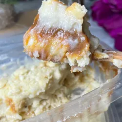 Pavê de maní con coco y dulce de leche 🥥