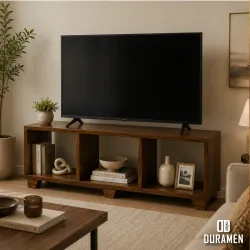 Mueble de sala de tres divisiones