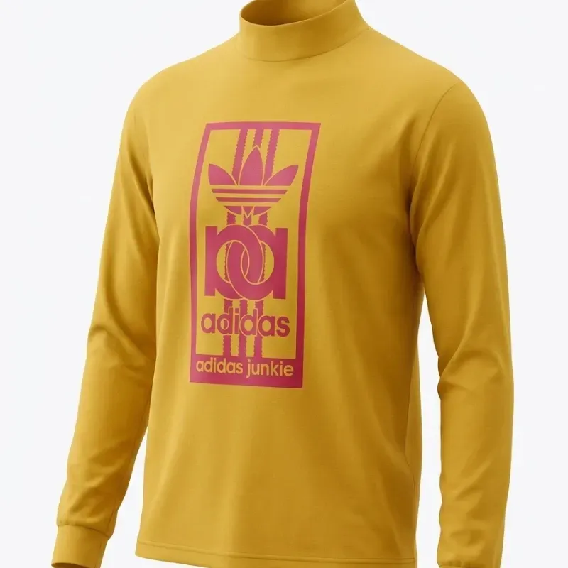 Enguatada Cuello Semialto c/Dedo Ahorcado Hombre Spandex Mostaza Personalizado C/vinilo Rojo Grande S Cuello Semialto c/ Dedo Ahorcado Mostaza PersonalizadoC/Vinilo Blanco y Rojo Extra Pequeño