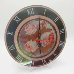 Reloj Cristal Redondo Personalizado