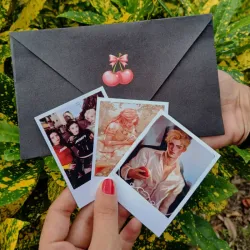 Fotos polaroid + sobre personalizados