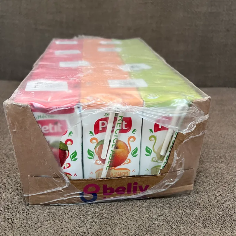 Caja de jugo mixta