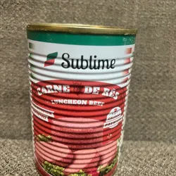 Carne de res enlatada