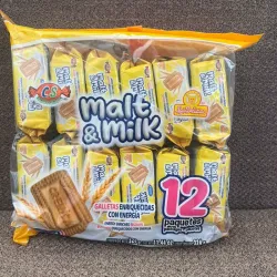  Galletas Malta con leche 
