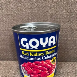 Habichuelas coloradas enlatadas