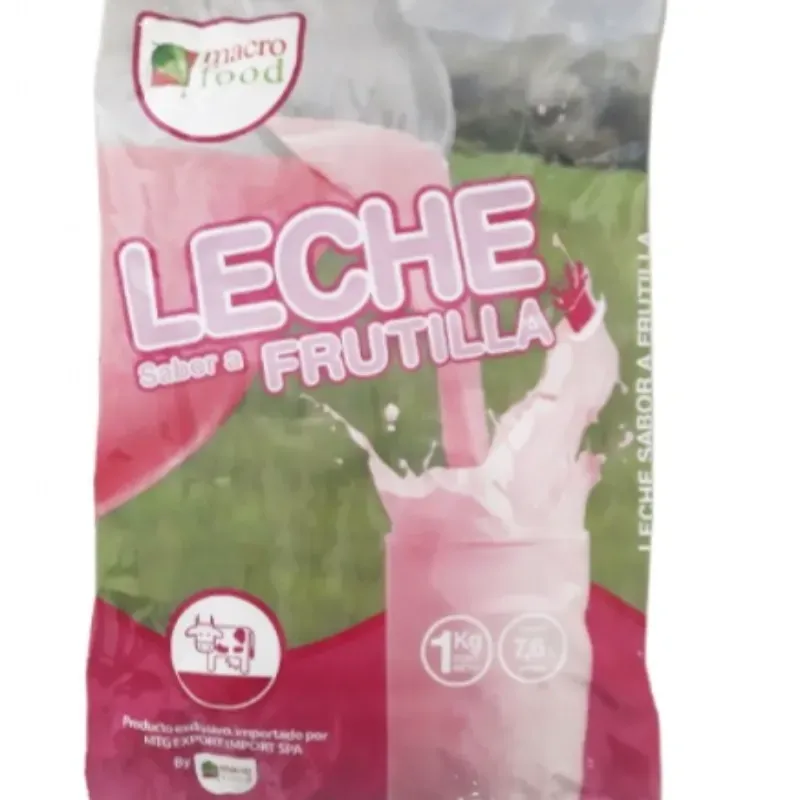 Leche sabor a frutilla
