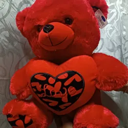 Peluche rojo grande 