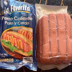 Perro caliente extra grande