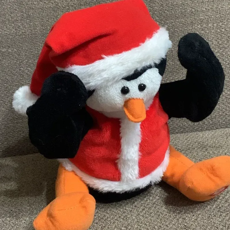 Pingüino navideño