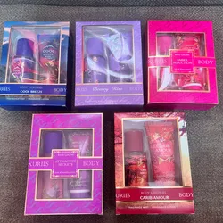 Set de colonia y crema para la piel 