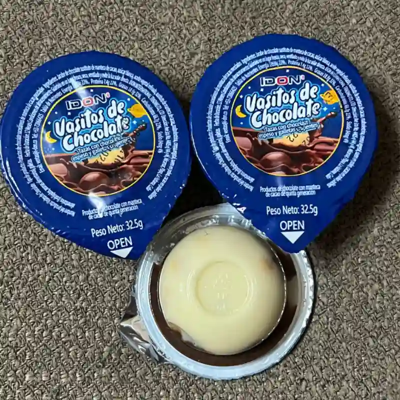 Vasitos de chocolate 