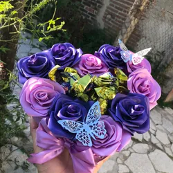 Caja con flores y confituras🎁✨