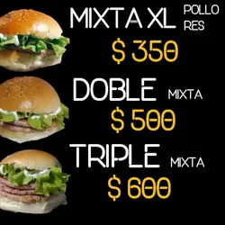 Hamburguesa res mixta✨