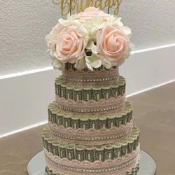 Kake de billetes estilo Boda🎁✨🎂